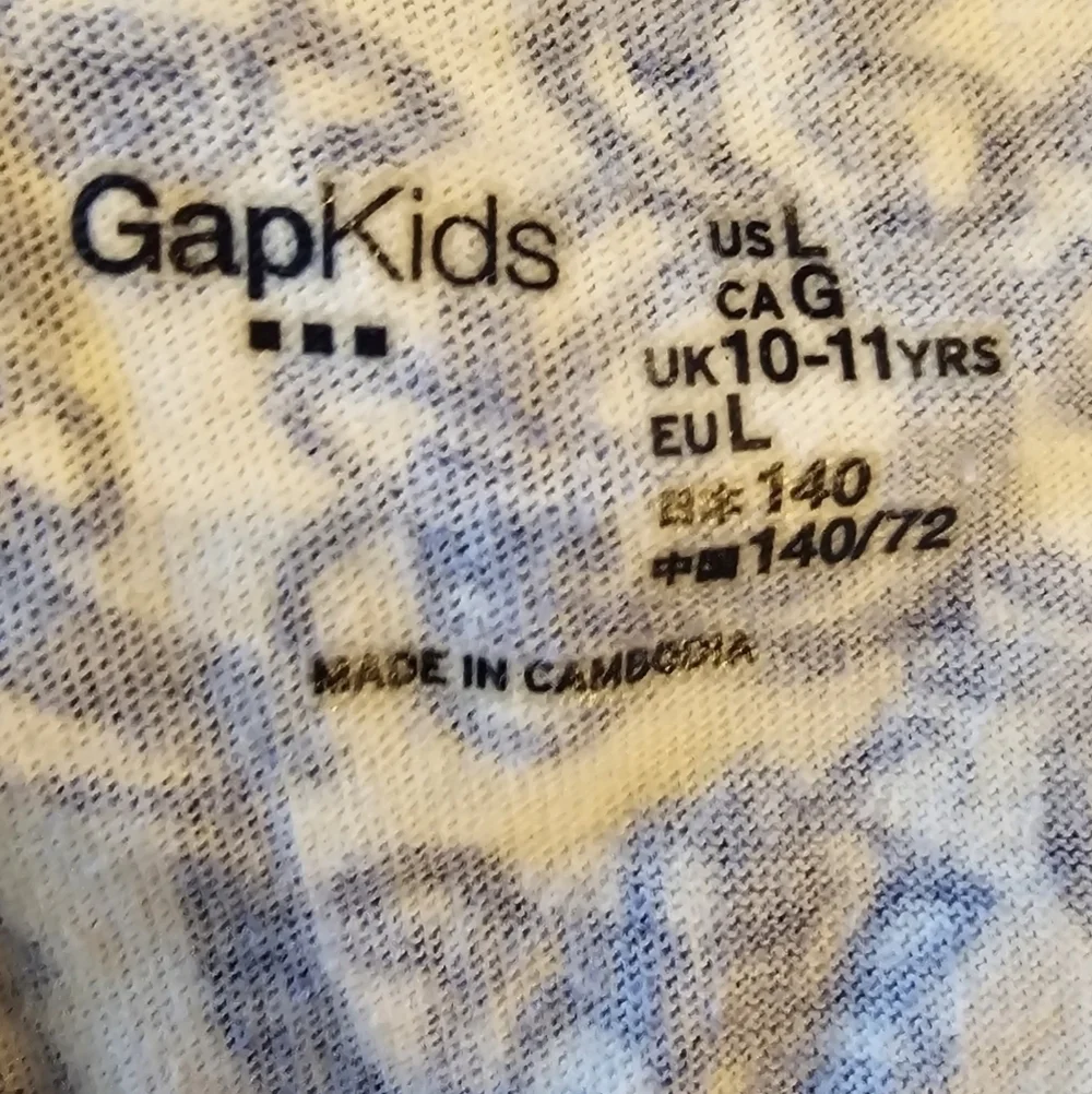 6/$20 Gap Kids Floral Print Sun Dress/ Coverup Size L (Girl)